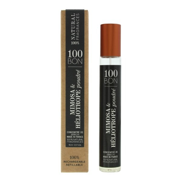 100BON Mimosa & Héliotrope Poudré Refillable Eau de Parfum Concentrate 15ml | Delicate Floral & Powdery Unisex Fragrance