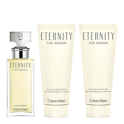 Women's Perfume Set Calvin Klein Eternity for Women 3 Pieces