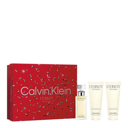 Women's Perfume Set Calvin Klein Eternity for Women 3 Pieces