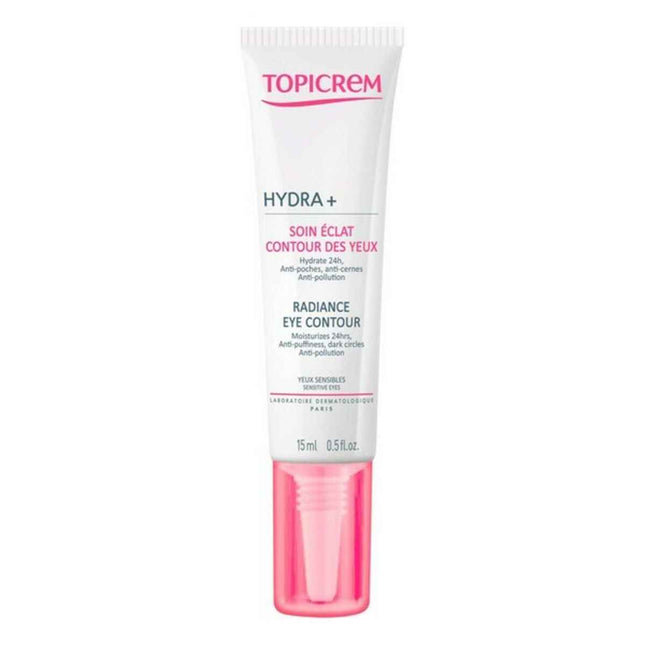Eye Area Cream Topicrem Radiance Hydra+ 15 ml