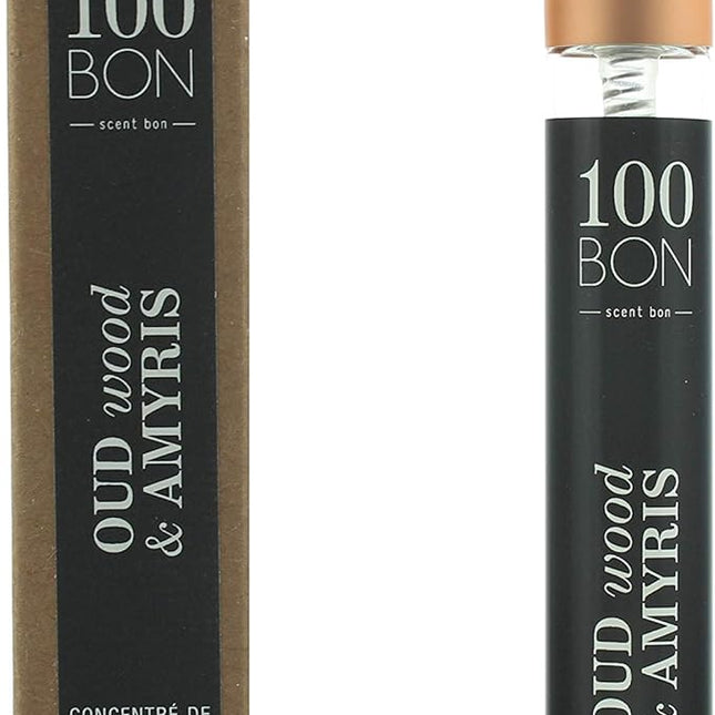 100BON Oud Wood & Amyris Eau de Parfum Concentrate 10ml Spray | Warm, Woody & Oriental Unisex Fragrance