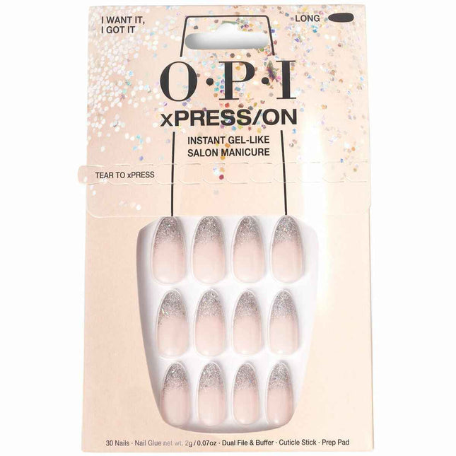 False nails Opi #I Want It, I Got It  I Want It, I Got It 30 Pieces