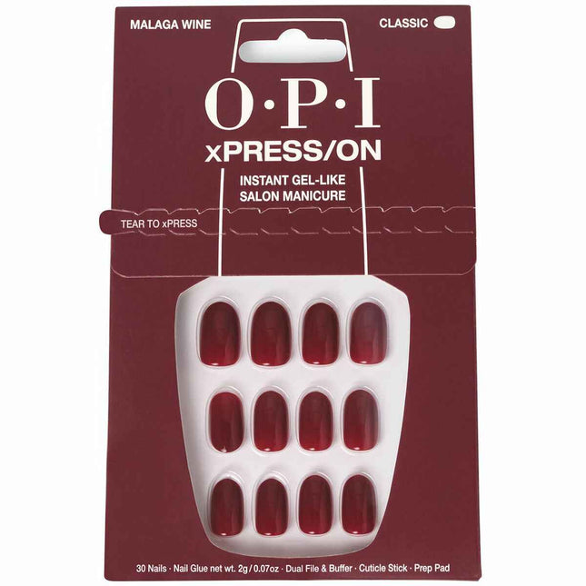 False nails Opi #Malaga Wine Malaga Wine 30 Pieces