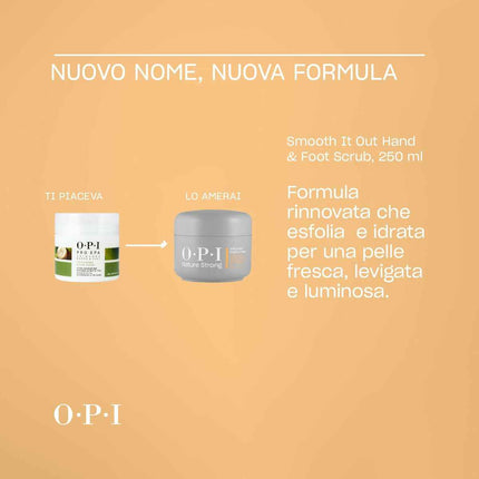 Exfoliating Hand Cream Opi NATURE STRONG 250 ml