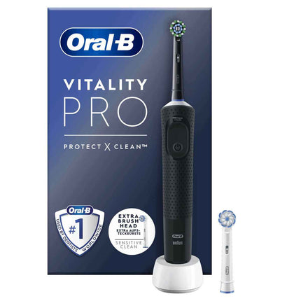 Electric Toothbrush Braun Pro Black