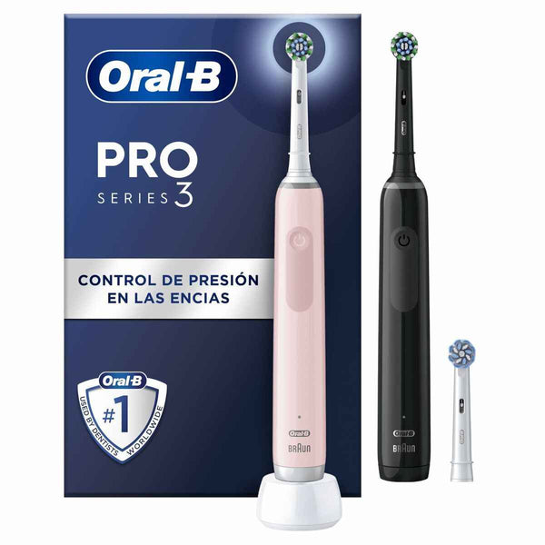 Electric Toothbrush Oral-B PRO 3 3900N Black Pink