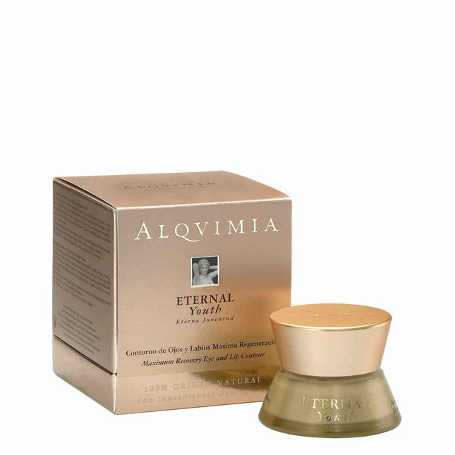 Anti-ageing Cream for the Eye and Lip Contour Alqvimia ETERNAL YOUTH 15 ml