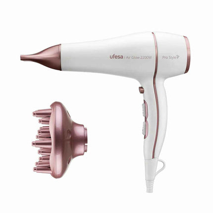 Hairdryer UFESA AIRGLOW White 2200 W
