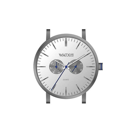 Unisex Watch Watx & Colors WXCA2703 Grey Silver (Ø 44 mm)