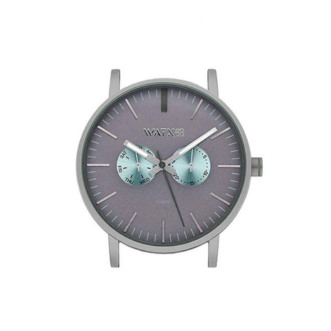 Unisex Watch Watx & Colors WXCA2734  Grey Silver (Ø 44 mm)