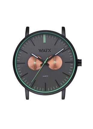 Unisex Watch Watx & Colors WXCA2723  Black Grey (Ø 44 mm)