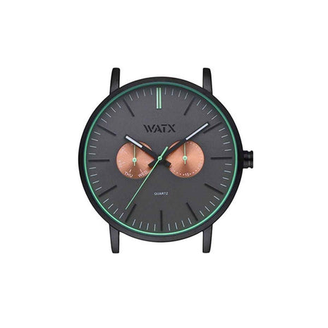 Unisex Watch Watx & Colors WXCA2723  Black Grey (Ø 44 mm)