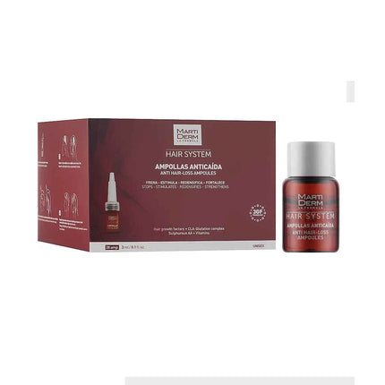 Anti-Hair Loss Ampoulles Martiderm HAIR SYSTEM 3 ml