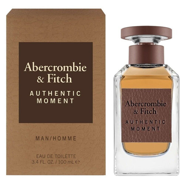 Abercrombie & Fitch Authentic Moment Man Eau de Toilette 100ml Spray | Fresh, Sensual & Timeless Fragrance