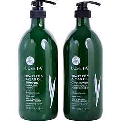 Tea Tree & Argan Oil Shampoo And Conditioner Set 33.8 Oz