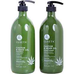 Castor & Hemp Oil Shampoo And Conditioner Set 33.8 Oz
