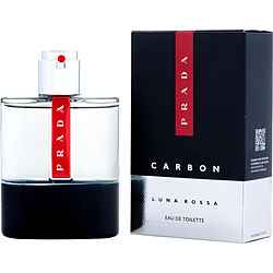 Prada Luna Rossa Carbon By Prada Edt Refillable Spray 3.4 Oz