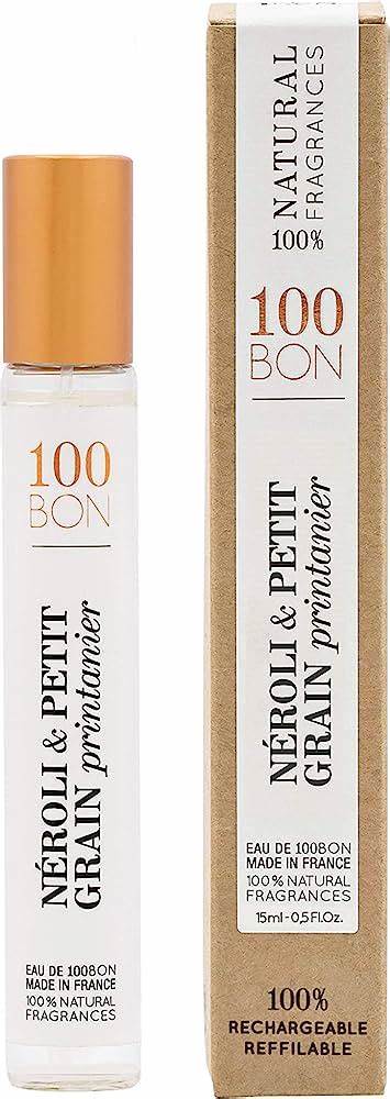 100BON Néroli & Petit Grain Printanier Eau de Toilette 15ml Spray | Fresh, Floral & Citrus Unisex Fragrance