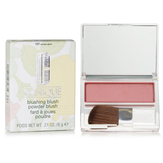 Blushing Blush Powder Blush - # 107 Sunset Glow - 6g/0.21oz Clinique