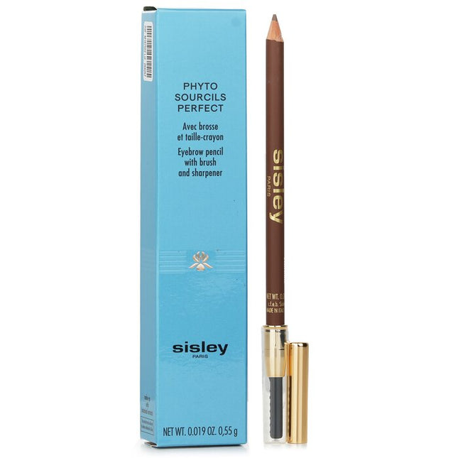 Phyto Sourcils Perfect Eyebrow Pencil (with Brush & Sharpener) - No. 02 Chatain - 0.55g/0.019oz Sisley