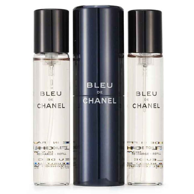 Bleu De Chanel Eau De Toilette Travel Spray & Two Refills - 3x20ml/0.7oz