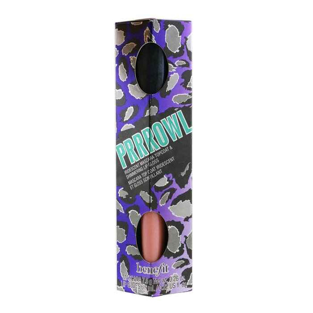 Prrrowl Iridescent Mascara Topcoat & Shimmering Lip Gloss - -