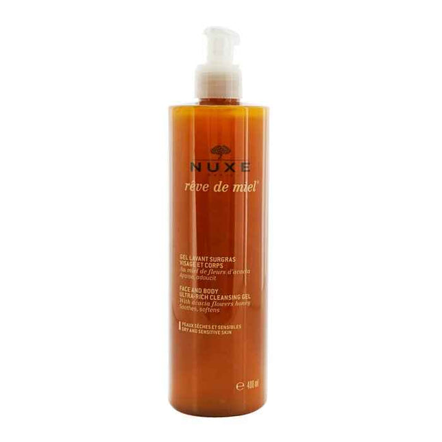Reve De Miel Face & Body Ultra-rich Cleansing Gel (dry & Sensitive Skin) - 400ml/13.5oz