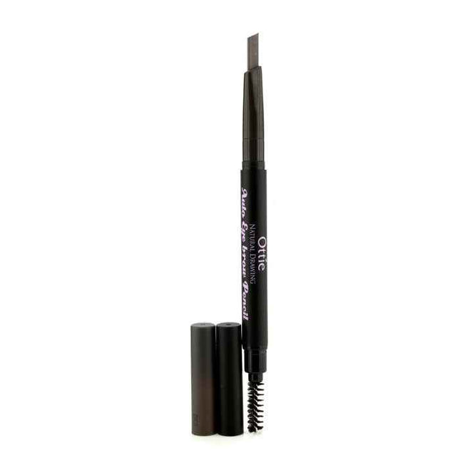 Natural Drawing Auto Eye Brow Pencil - #03 Grey Brown - 0.2g/0.01oz