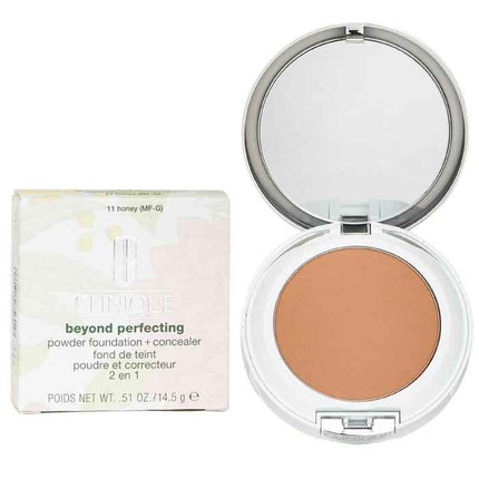 Beyond Perfecting Powder Foundation + Concealer - # 11 Honey (mf-g) - 14.5g/0.51oz