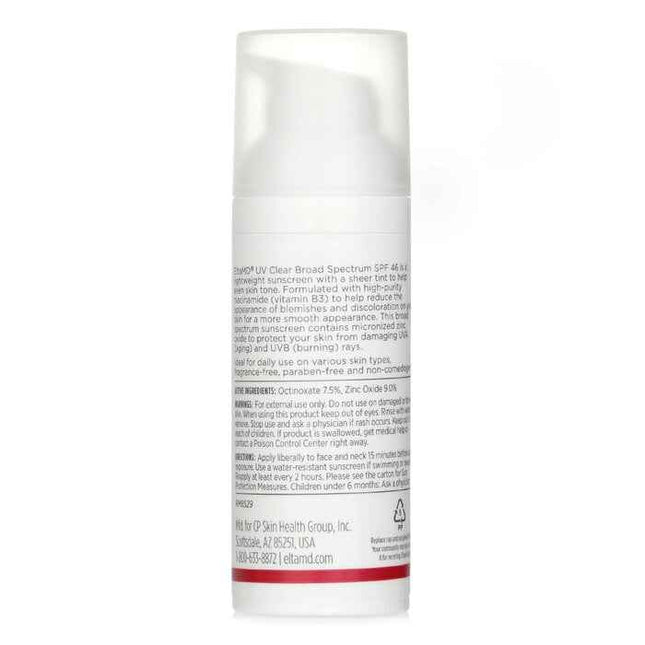 Uv Clear Facial Sunscreen Spf 46 - For Skin Types Prone To Acne, Rosacea & Hyperpigmentation - Tinted(random Packaging) - 48g/1.7oz