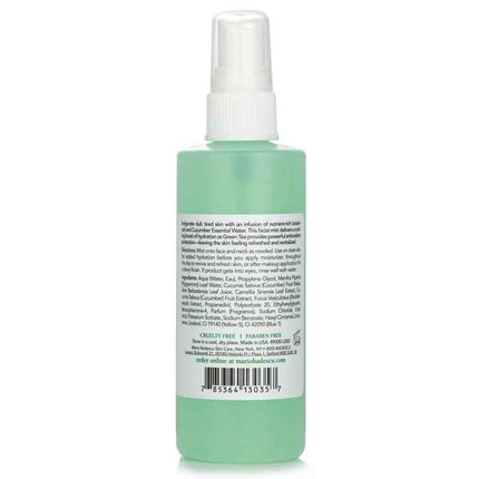 Facial Spray With Aloe, Cucumber And Green Tea - For All Skin Types - 118ml/4oz
