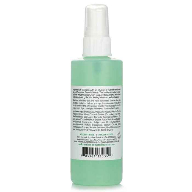 Facial Spray With Aloe, Cucumber And Green Tea - For All Skin Types - 118ml/4oz
