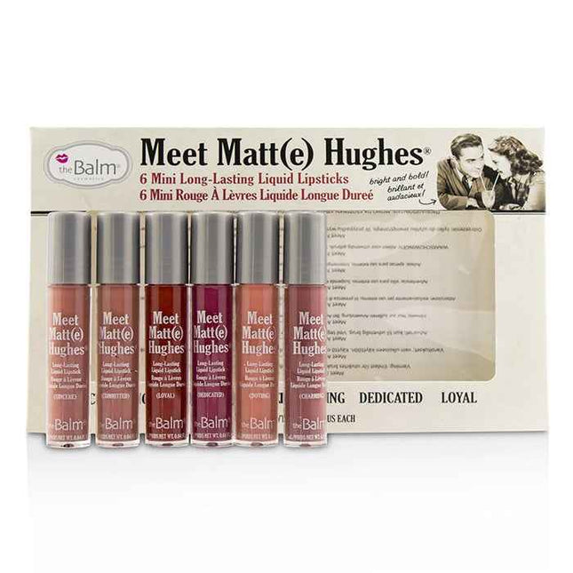 Meet Matt(e) Hughes 6 Mini Long Lasting Liquid Lipsticks Kit - Vol.1 - 6x1.2ml/0.04oz