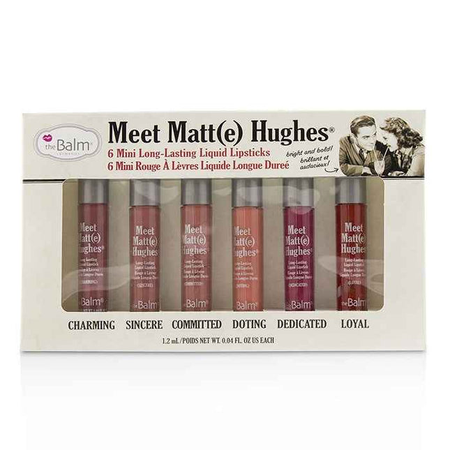 Meet Matt(e) Hughes 6 Mini Long Lasting Liquid Lipsticks Kit - Vol.1 - 6x1.2ml/0.04oz