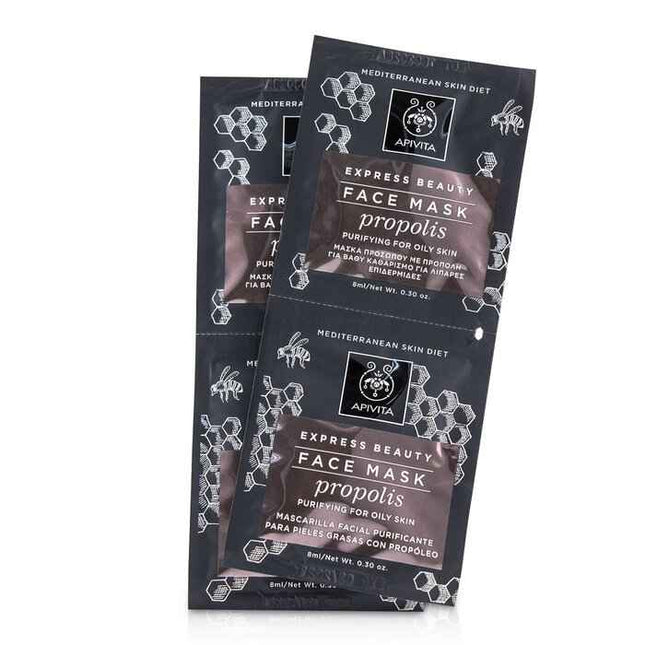 Express Beauty Face Mask With Propolis (purifying For Oily Skin) - 6x(2x8ml)