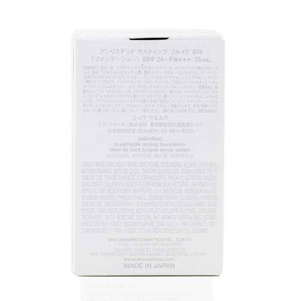 Unlimited Breathable Lasting Foundation Spf 24 - # 674 Light Shell - 35ml/1.18oz