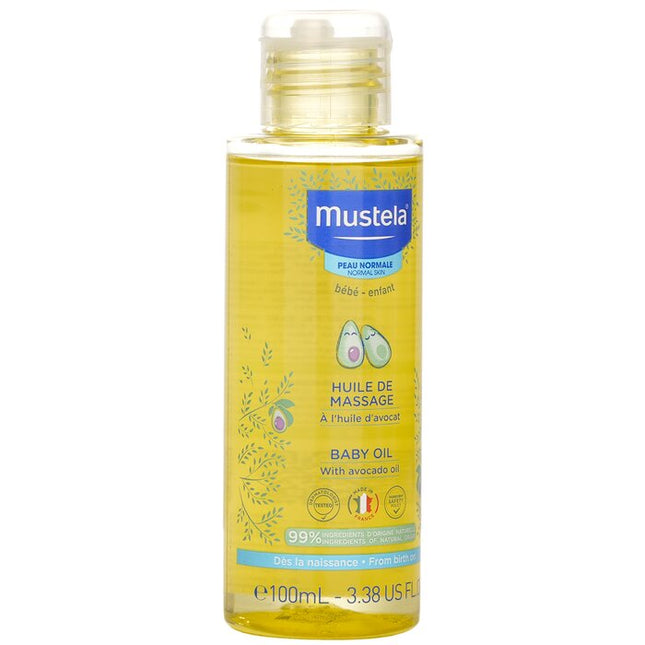 Baby Oil (for Normal Skin) - 100ml/3.38oz Mustela