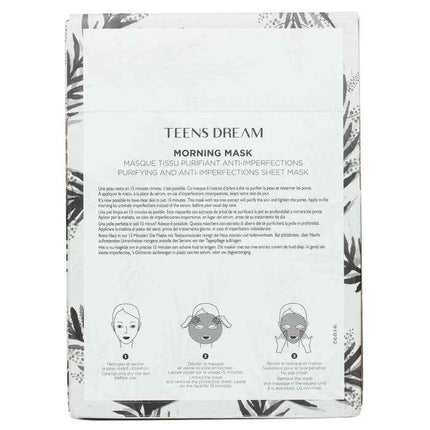 Morning Mask (teens Dream) - Purifying & Anti-imperfections Sheet Mask - 15pcs
