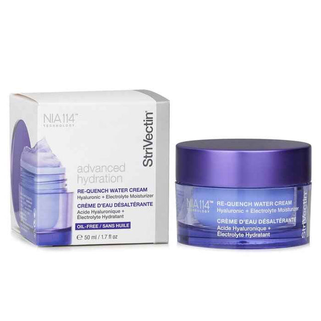 Strivectin - Advanced Hydration Re-quench Water Cream - Hyaluronic + Electrolyte Moisturizer (oil-free) - 50ml/1.7oz