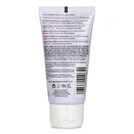 Bio Beaute By Nuxe High-nutrition Hand Cream With Natural Cold Cream (for Dry To Very Dry Hands) - 50ml/1.5oz
