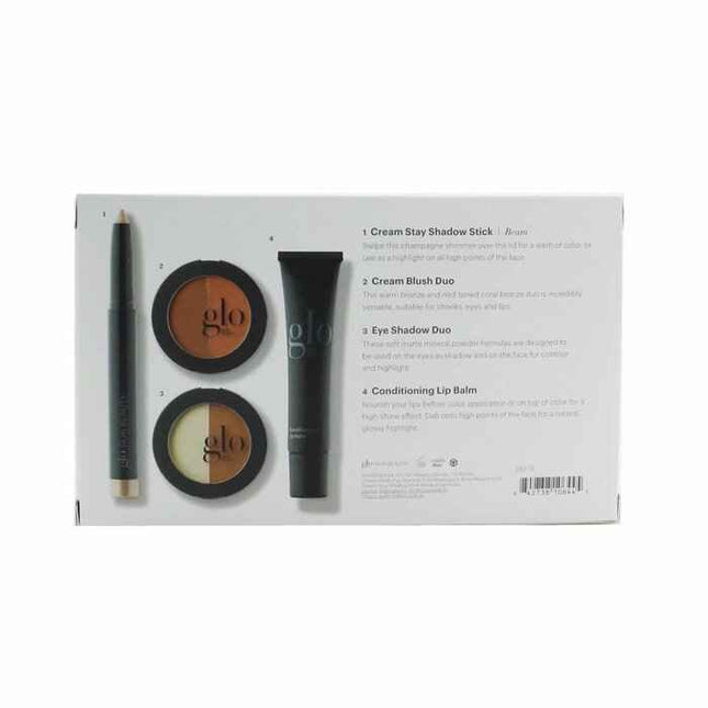 In The Nudes (shadow Stick + Cream Blush Duo + Eye Shadow Duo + Lip Balm) - # Backlit Bronze Edition - 4pcs+1bag