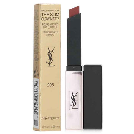 Rouge Pur Couture The Slim Glow Matte - # 205 Secret Rosewood - 2.1g/0.07oz