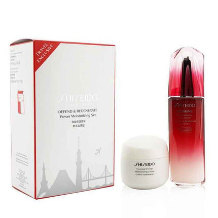 Defend & Regenerate Power Moisturizing Set: Ultimune Power Infusing Concentrate N 100ml + Essential Energy Moisturizing Cream 50 Ml - 2pcs