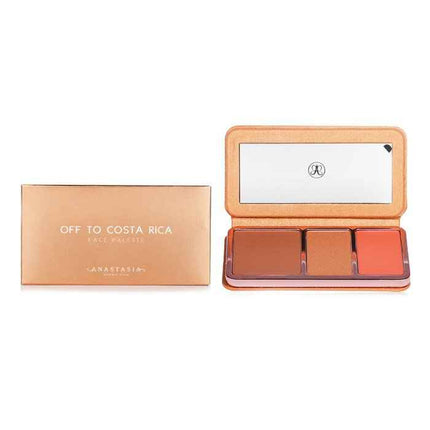 Face Palette (1x Bronzer, 1x Highlighter, 1x Blush) - # Off To Costa Rica (medium-tan) - 17.6g/0.62oz