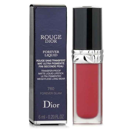 Rouge Dior Forever Matte Liquid Lipstick - # 760 Forever Glam - 6ml/0.2oz
