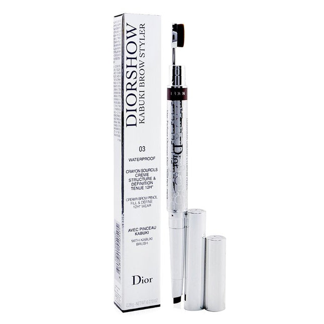 Diorshow Kabuki Brow Styler Creamy Brow Pencil Waterproof - # 03 Brown - 0.29g/0.01oz Christian Dior