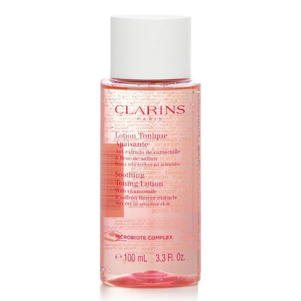 Soothing Toning Lotion With Chamomile & Saffron Flower Extracts - Very Dry Or Sensitive Skin - 100ml/3.3oz Clarins