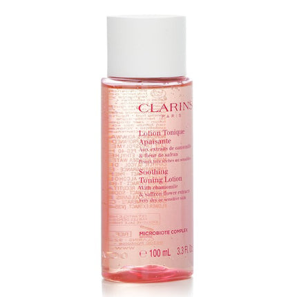 Soothing Toning Lotion With Chamomile & Saffron Flower Extracts - Very Dry Or Sensitive Skin - 100ml/3.3oz Clarins