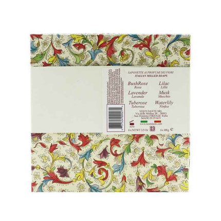 Floral Notes Soap Set: (lilac + Bushrose + Tuberose + Lavender+ Waterlily + Musk) - 6x 100g/3.5oz