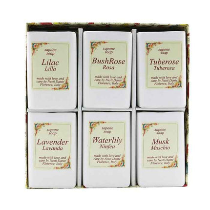 Floral Notes Soap Set: (lilac + Bushrose + Tuberose + Lavender+ Waterlily + Musk) - 6x 100g/3.5oz